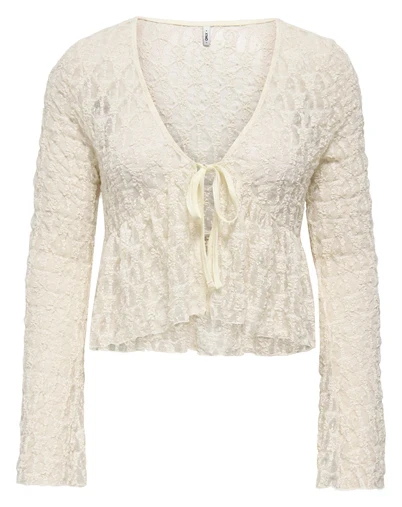 Only - ONLAya Lace Cardigan - Birch